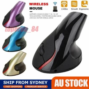 USB Mouse Vertical Ergonomic 5D Optical Wired Gaming DPI PC Laptop Mice 1200DPI - Picture 1 of 16