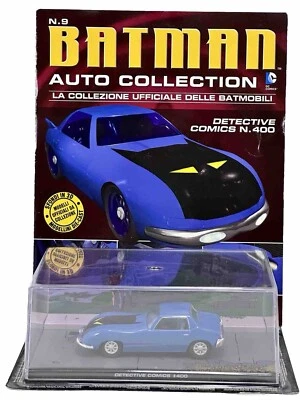 EAGLEMOSS FABBRI DC COMICS BATMAN 1:43 BATMOBILE DETECTIVE COMICS N. 400 N.9 - Immagine 1 di 4