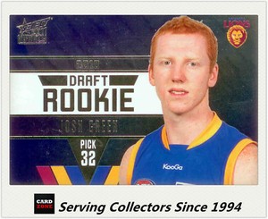 2011 Select AFL Infinity Draft Rookie Card DR7 Josh Green (Brisbane)