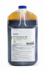 McKesson Prep Solution, 1 Gallon Bottle, 10% Povidone Iodine, 1 Each - Picture 1 of 2