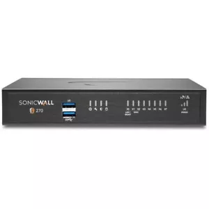 Firewall de seguridad SonicWALL 02-SSC-6846 TZ270 8x Gigabit RJ45 2 años TS Essential - Imagen 1 de 3