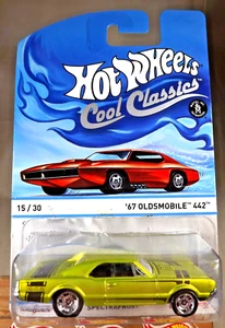 2013 Hot Wheels Cool Classics 15/30 '67 OLDSMOBILE 442 Spectrafrost Green wRS5Sp - Picture 1 of 7