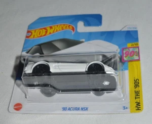 HOT WHEELS 2024 HW THE '90S 2/10 - ' 90 ACURA NSX WHITE - Picture 1 of 4