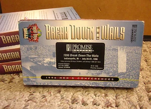 PROMISE KEEPERS Break Down Walls 1996 conference VHS July 26-27 Indianapolis IN - Picture 1 of 1