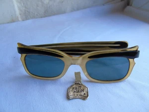 French women sunglass vintage chic c.1960 handmade unused or old stock - Picture 1 of 11