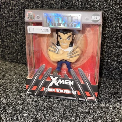 Figura fundida a presión exclusiva de metales Logan Wolverine Lootcrate Old Man de Marvel X-Men Foto 1 de 4