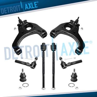 Brazos de control inferiores delanteros de 8 piezas rótulas para Silverado 1500 GMC Sierra 1500 2x2 Foto 1 de 4