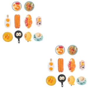  2 Count Food Simulation Toys Refrigerator Magnets Decorative Resin Ornaments - Zdjęcie 1 z 12