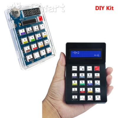 11-Digit Desktop Calculator Electronic Production DIY Kit LCD1062/digital tube - Image 1 of 4