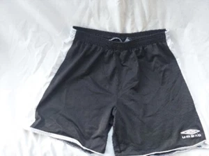 Umbro Womens Running Shorts Size Large Black With White Trim. - Picture 1 of 7
