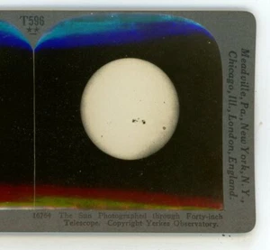 The Sun Keystone Yerkes Observatory Universe Stereoview - Picture 1 of 3