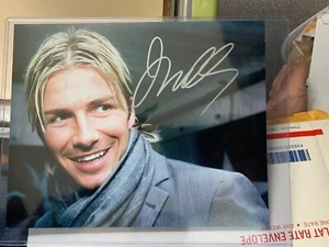 Foto firmata David Beckham 8 per 10 - Foto 1 di 1