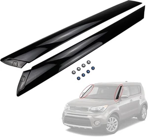 Windshield A-Pillar Trim Molding Pair for 2014–2019 Kia Soul Left Right Side - Picture 1 of 7