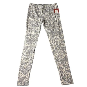 Mossimo Supply Co. Gray Print Leggings Women's L Comfy Casual Pants - Picture 1 of 9