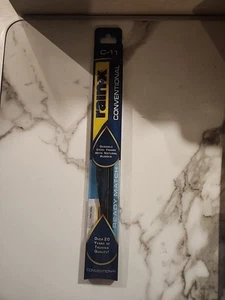 11” Rain-X 860111 C-11 Rear Windshield Wiper Conventional New Small J-hook - Picture 1 of 13