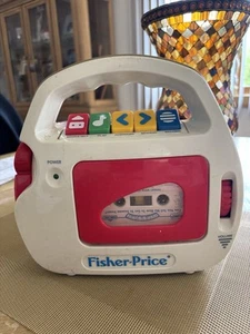 Vintage 1992 Fisher Price Cassette Tape Player / Recorder Tested WORKS! Vintage - Picture 1 of 6