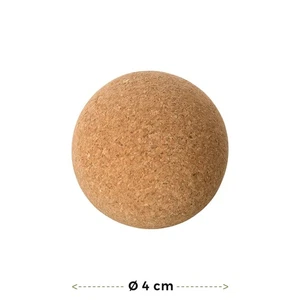 Korkkugel 40 mm aus Presskork | Naturkork-Ball zum Basteln, Dekorieren, DIY - Bild 1 von 8