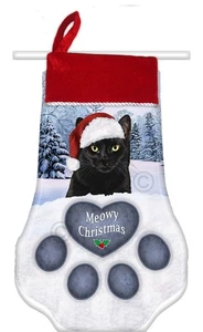 Medias de Navidad Black Cat Meowy - Nuevas - Envío Gratis - Imagen 1 de 1
