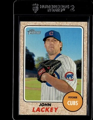 2017 Topps Heritage #333 John Lackey - Image 1 of 2