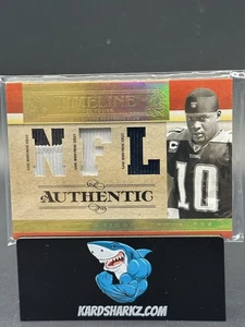 2007 Playoff National Treasures TIMELINE NFL Triple Patch Vince Young GOLD /25 - Picture 1 of 2