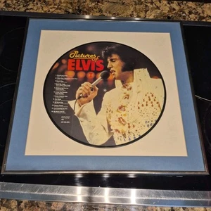 ELVIS PRESLEY PICTURE DISC VINYL LP 1984 FRAMED - Picture 1 of 5