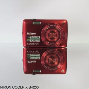 🔥NIKON COOLPIX S4200 16MP ROSSA COMPLETA 🔥 - Foto 1 di 8