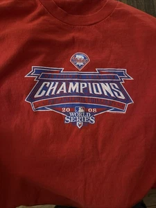 PHILADELPHIA PHILLIES WORLD SERIES MLB BASEBALL T-Shirt HERREN L CHAMPIONS - Bild 1 von 3