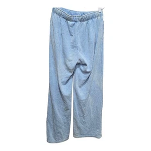 better together Women’s M Fleece Lined Lounge Sweatpants Light Blue Cozy - Picture 1 of 10