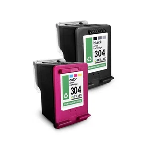 2x MWT Eco Ink 1+1 Replaces HP N9K07AE N9K08AE N9K07A N9K08A 304XL 304 XL - Zdjęcie 1 z 3