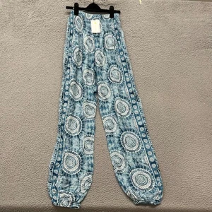 Lotus und Luna Hose Damen S blau Mandala Harem Handmade Thailand Boho Hippie - Bild 1 von 15