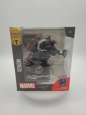 McFarlane Toys Marvel Venom Gold Label Serie Autógrafos Estatua Colección MCU  Foto 1 de 4