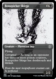 Bonepicker Skirge - Showcase X4 (Phyrexia: All Will Be One Alternate Frame (2023 - Bild 1 von 1