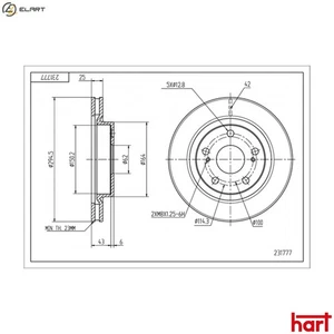 2x BRAKE DISC 231 777 FOR SUZUKI GRAND/VITARA/II M16A 1.6L J24B 2.4L J20A 2.0L - Picture 1 of 9