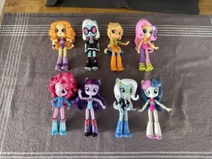 My Little Pony 8 Equestria Girls Minis Lot Bundle 5" high (incomplete) - Picture 1 of 24