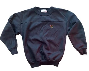 Vintage Cadet Club Boys Black Crewneck Sweatshirt Size 5 - Picture 1 of 12