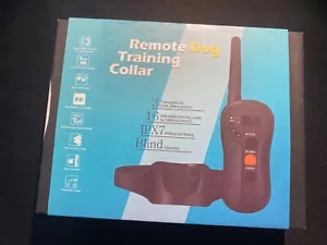 Dog Training Collar, Waterproof Rechargeable Shock Collars for Dog with Remote - Picture 1 of 1