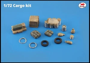 Kit de carga de vehículo 1/72 modelado a escala militar accesorios de diorama de almacenamiento 3 - Imagen 1 de 3