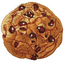 Chocolate Chip Cookie Applique Patch - Baked Dessert Food Badge 2" (Iron on)