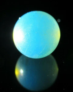 Dominican Blue Amber Bead Natural Authentic Sphere Gemstone 7.8 mm(0.2g) # AB89 - Picture 1 of 12