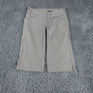 White House Black Market Shorts Womens 4 Black White Striped Skimmer 30x15.5* - Picture 1 of 20