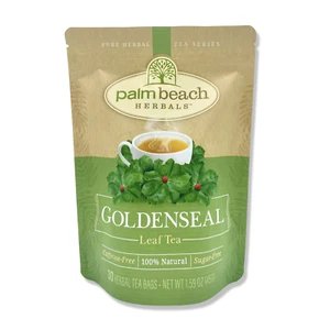 Goldenseal Leaf Tea by Palm Beach Herbals  | 30ct, Caffeine-Free - Picture 1 of 3
