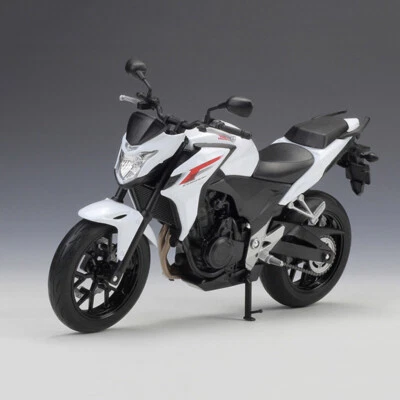 WELLY 1:10 HONDA CB500F White Diecast Motorcycle Model Bike Collection Gift - Bild 1 von 4