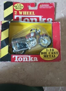 TONKA 2 Wheel Toy Motorcycle 1:18 Die Cast Metal/ Plastic Parts - Picture 1 of 4