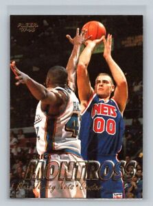 1997-98 Fleer #127 Eric Montross New Jersey Nets Basketball Card