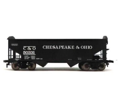 HO 2 Bay Offset Hopper Oval Ends C&O Chesapeake & Ohio NIB NOS # 1891-4 - Image 1 of 4
