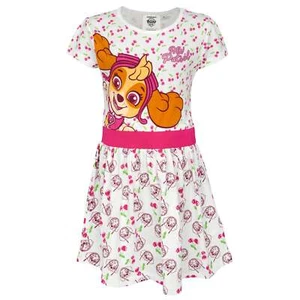 PAW PATROL A-Linien-Kleid Mädchen Kleid Kirschen Weiss - Bild 1 von 2