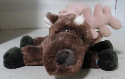 GANZ WEBKINZ Deer Reindeer MOOSE PLUSH BEANIE 9" Stuffed Animal TOY NO CODE - Image 1 of 4