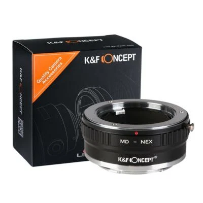 K&F Concept MD-NEX Lens Adapter for Minolta MD Lens to Sony NEX E-Mount Cameras - Image 1 of 4
