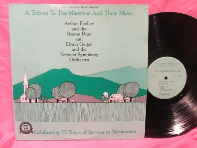 Fiedler & Guigui & VT Symph Tribute To Maestros & Their Music DBL LP  - Image 1 of 4