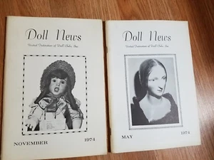 Doll News UFDC Magazine - Lot of 2 - 1974 - Bild 1 von 1